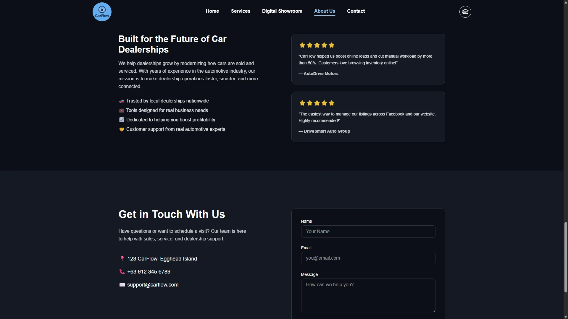 CarFlow - Frontend preview 4