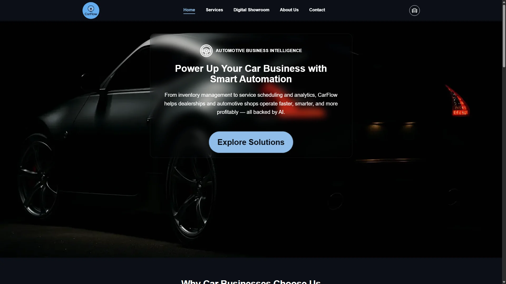 CarFlow - Frontend preview