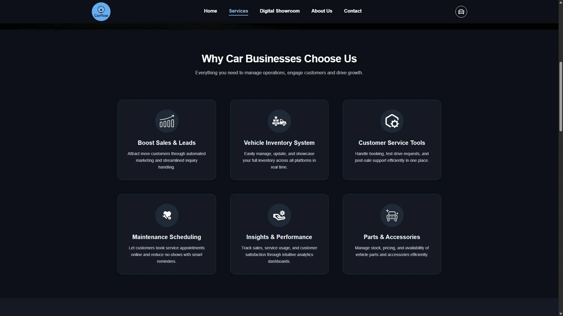 CarFlow - Frontend preview 2