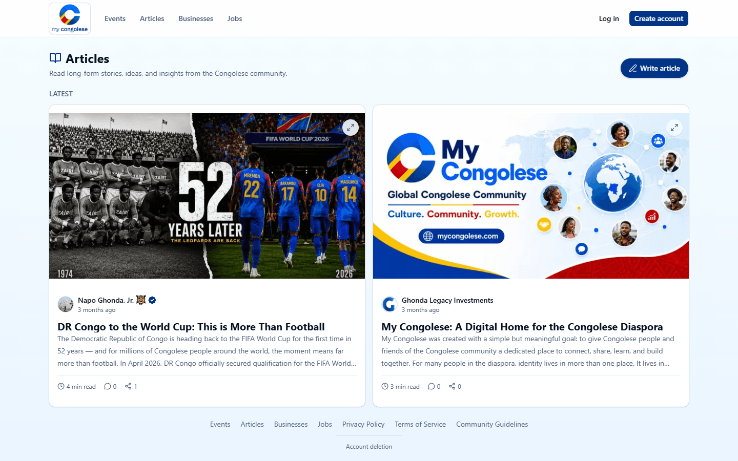My Congolese preview 2