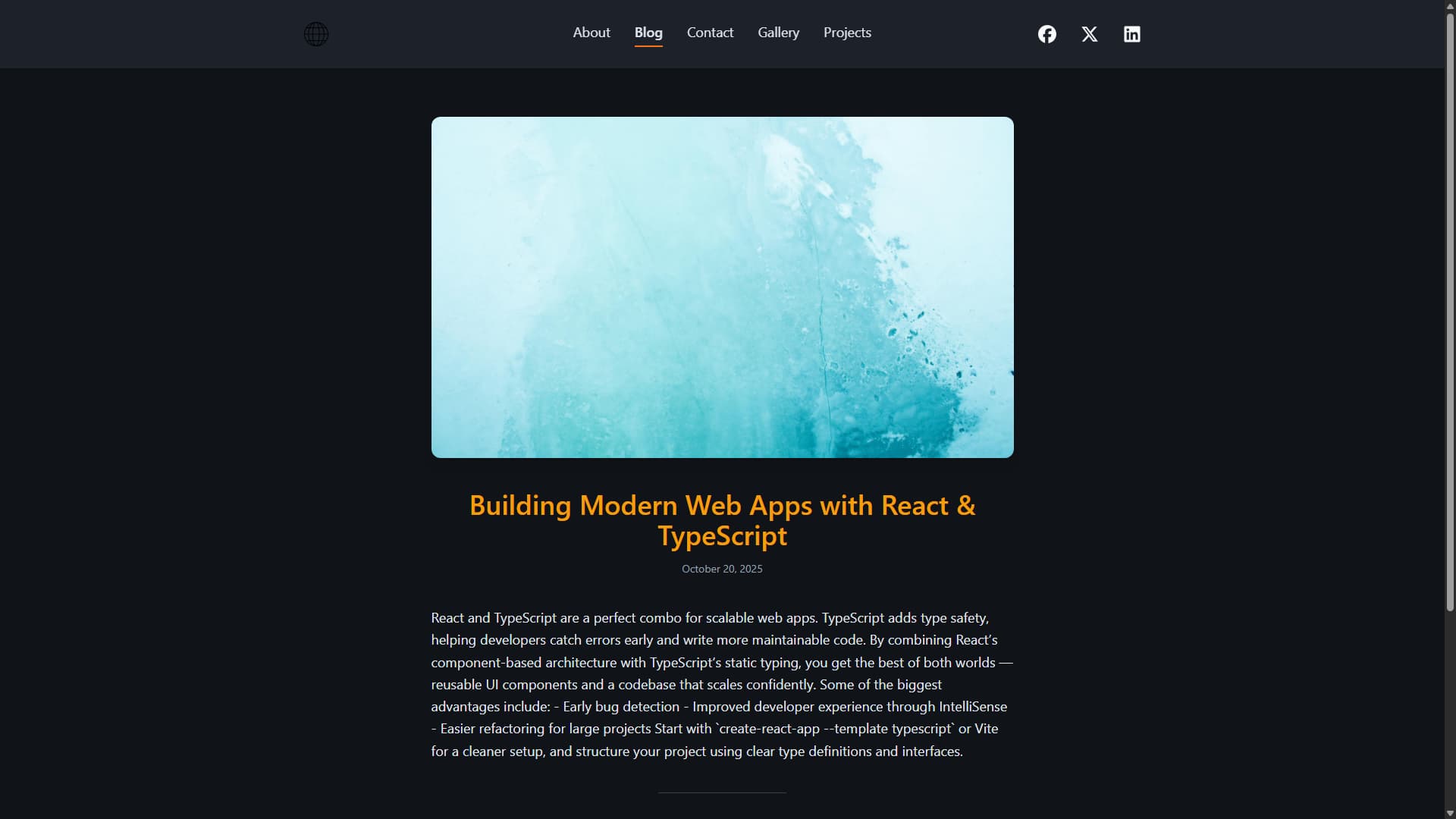 Portfolio Template preview 4